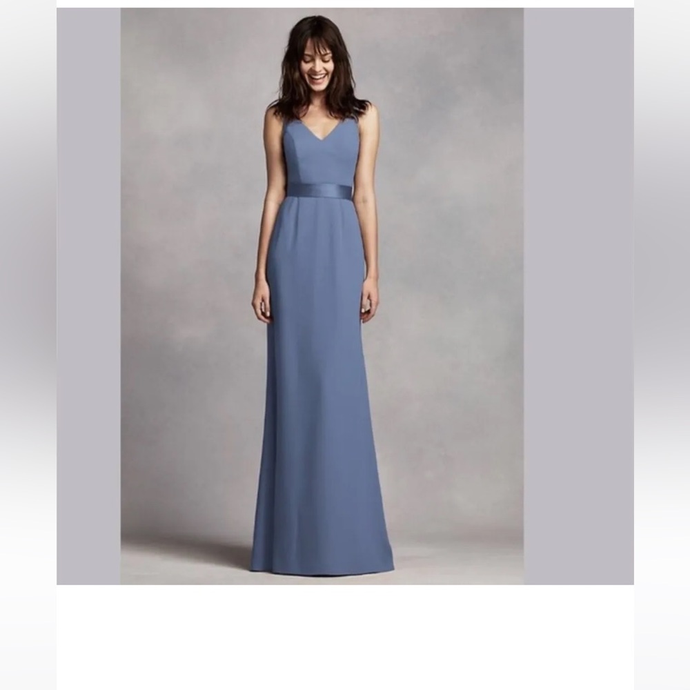 Vera Wang White label bridesmaid dress, light blue